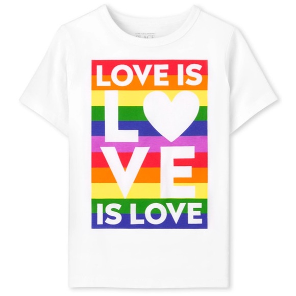 The Children's Place Other - NWT C.Place 12-18m Pride rainbow love shirt top